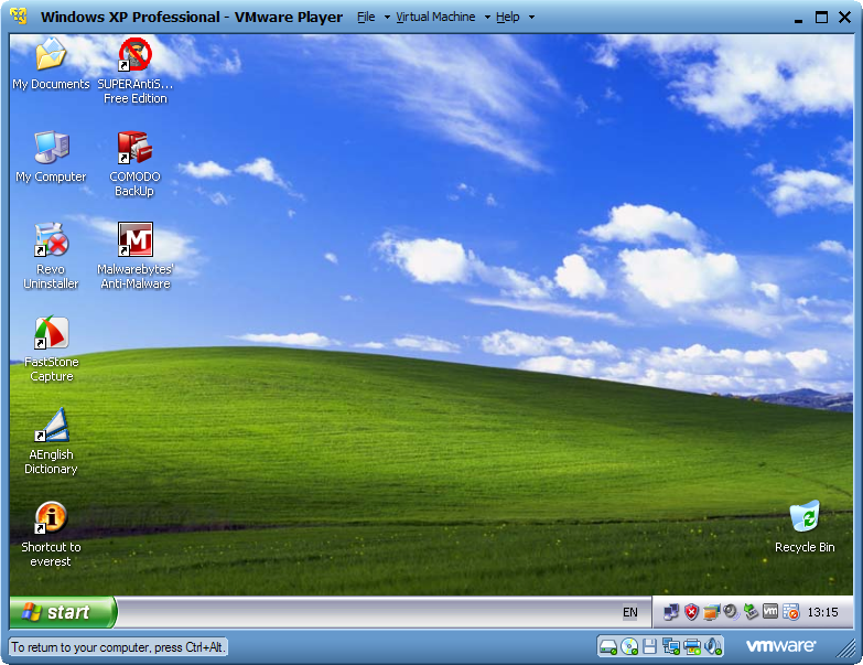 VMware Player 4.0.2 Build 591240