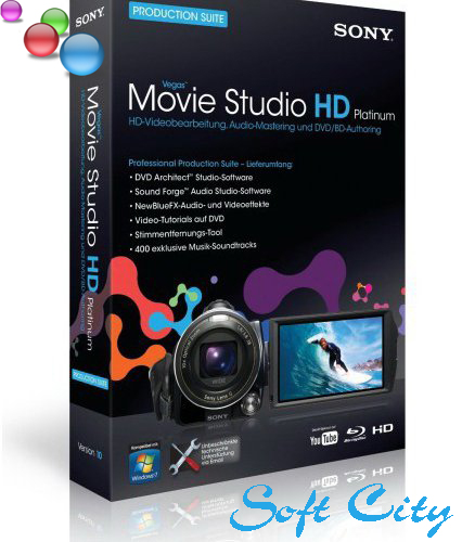 Sony Vegas Movie Studio HD Platinum Production Suite 11.0.247 ML/Rus